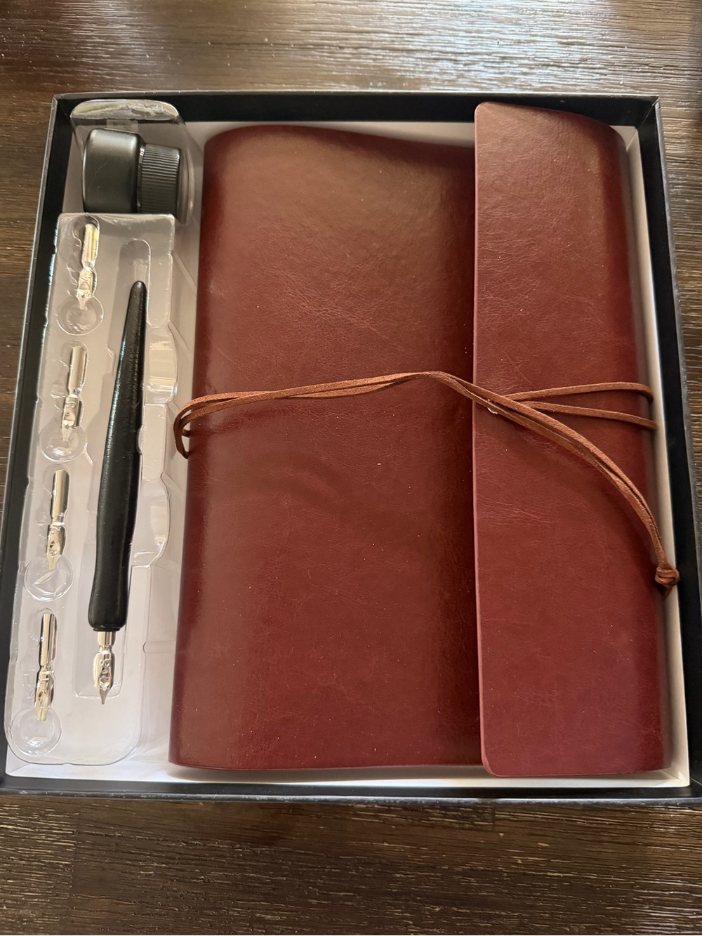 Leather Wrap Journal Notebook - Brown